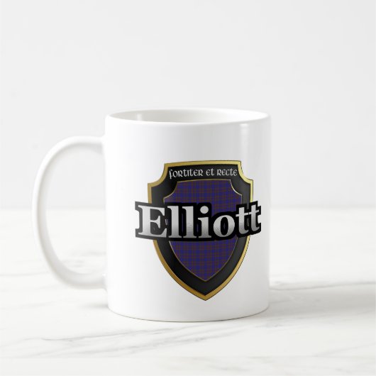 Clan Elliott Scottish Dynasty Tartan Mokken Cups (Links)