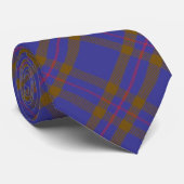 Clan Elliott Tartan Stropdas (Opgerold)