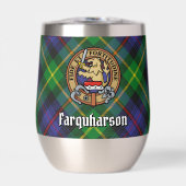 Clan Farquharson Crest over Tartan (Voorkant)