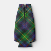 Clan Farquharson Crest over Tartan Bottle Cooler (Achterkant)