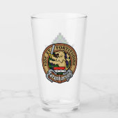 Clan Farquharson Crest over Tartan Glas (Voorkant)