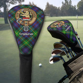 Clan Farquharson Crest over Tartan Golfheadcover