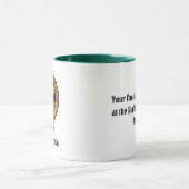 Clan Farquharson Crest over Tartan Mok (Midden)