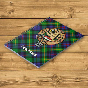 Clan Farquharson Crest over Tartan Notitieboek