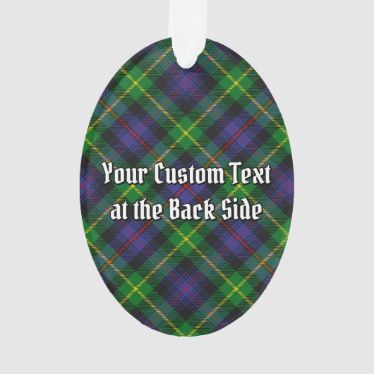 Clan Farquharson Crest over Tartan Ornament (achterkant)