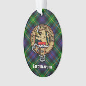 Clan Farquharson Crest over Tartan Ornament (voorkant)
