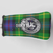 Clan Farquharson Crest & Tartan Golfheadcover (Voorkant)