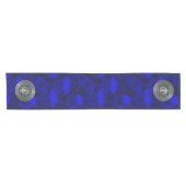 Clan Farquharson Crest & Tartan Knot Korte Tafelloper (Horizontaal)