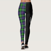 Clan Farquharson Crest & Tartan Leggings (Achterkant)