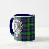 Clan Farquharson Crest & Tartan Mok (Voorkant links)
