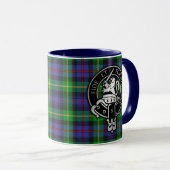Clan Farquharson Crest & Tartan Mok (Voorkant rechts)