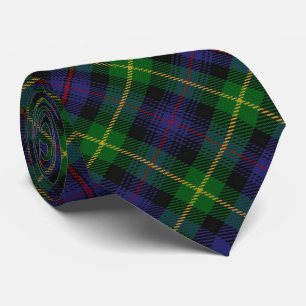Clan Farquharson Letter F Monogram Tartan Stropdas