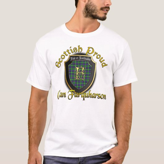 Clan Farquharson Scottish Proud Shirten T-shirt (Voorkant)