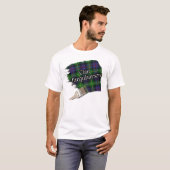 Clan Farquharson Scottish Tartan Paint Shirt (Voorkant volledig)