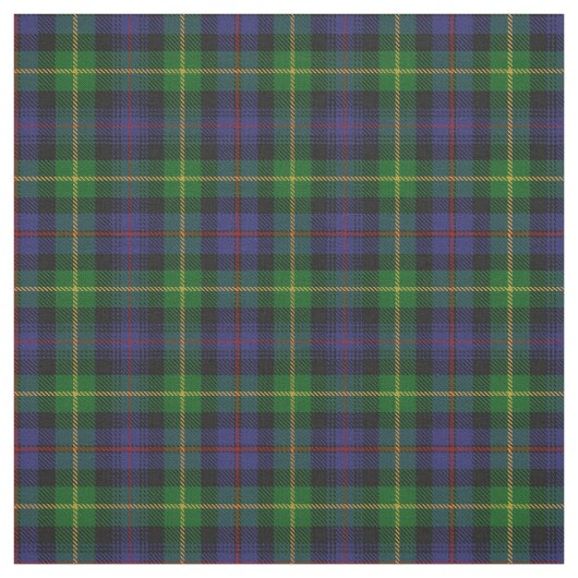Clan Farquharson Scottish Tartan Play Fabric Stof (Swatch)