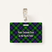 Clan Farquharson Tartan Badge (Achterkant met clip)