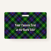 Clan Farquharson Tartan Badge (Achterkant)