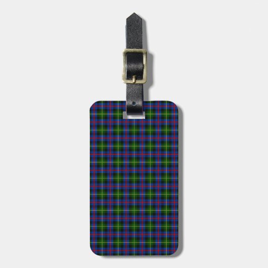 Clan Farquharson Tartan Bagagelabel (Voorkant verticaal)