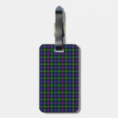 Clan Farquharson Tartan Bagagelabel (Achterkant verticaal)