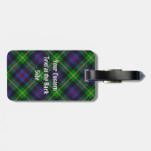 Clan Farquharson Tartan-Bagagelabel Bagagelabel (Achterkant horizontaal)