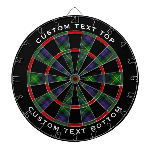 Clan Farquharson Tartan Dart Board Dartbord (Voorkant)