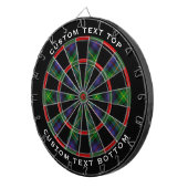 Clan Farquharson Tartan Dart Board Dartbord (Voorkant Rechts)