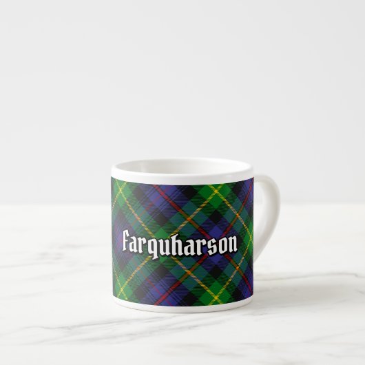 Clan Farquharson Tartan Espresso Cup Espresso Kop (Voorkant rechts)