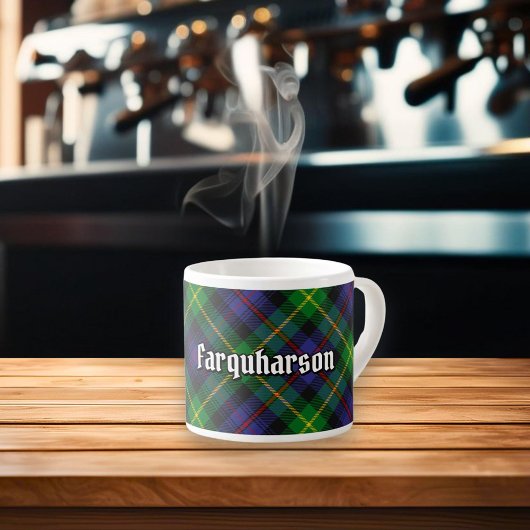Clan Farquharson Tartan Espresso Cup Kop
