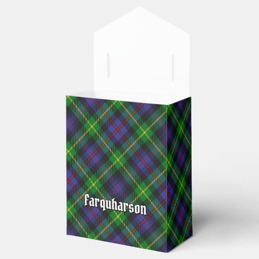 Clan Farquharson Tartan Favor Box Bedankdoosjes (Geopend)