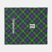 Clan Farquharson Tartan Fleece Deken (Voorkant (Horizontaal))