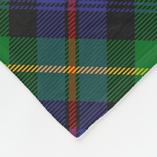 Clan Farquharson Tartan Fleece Deken (Hoek)