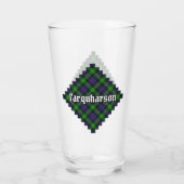 Clan Farquharson Tartan Glass Glas (Achterkant)