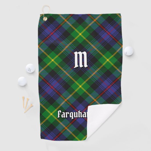 Clan Farquharson Tartan Golf Handdoek (Insitu)