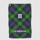 Clan Farquharson Tartan Golf Handdoek (Voorkant)