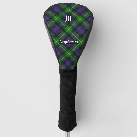 Clan Farquharson Tartan Golf Head Hoesje Golfheadcover (Voorkant)
