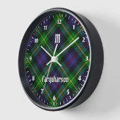 Clan Farquharson Tartan grote klok (Hoek)