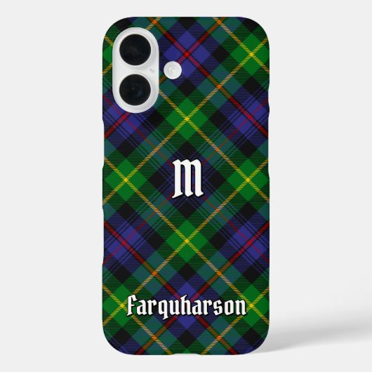 Clan Farquharson Tartan Hoesje-Mate iPhone Case (Achterkant)