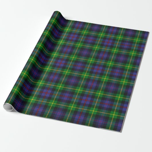 Clan Farquharson Tartan inpakpapier (Uitgerold)