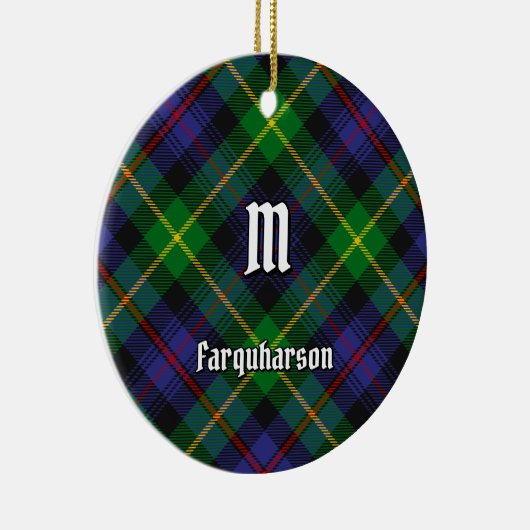 Clan Farquharson Tartan Keramisch Ornament (Rechts)