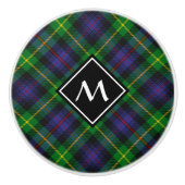 Clan Farquharson Tartan Keramische knop (Voorkant)