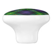 Clan Farquharson Tartan Keramische knop (Zijkant)