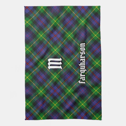 Clan Farquharson Tartan keukenhanddoek (Verticaal)