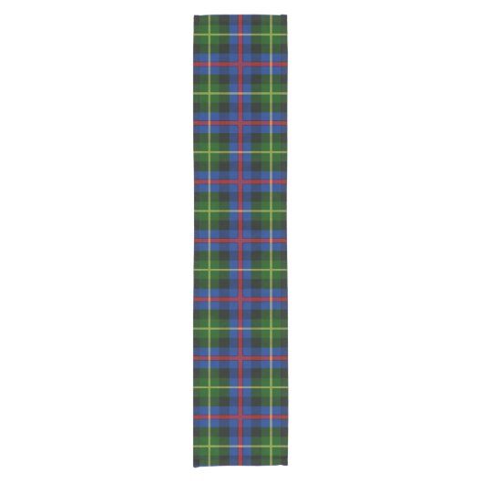 Clan Farquharson Tartan Korte Tafelloper (Voorkant)