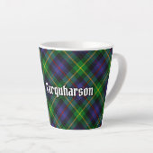 Clan Farquharson Tartan Latte Mok (Rechterhoek)