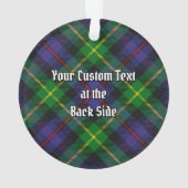 Clan Farquharson Tartan-Ornament Ornament (achterkant)