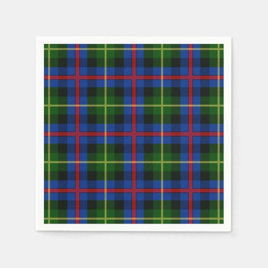 Clan Farquharson Tartan Servet (Voorkant)