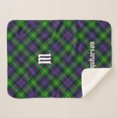 Clan Farquharson Tartan Sherpa Blanket Deken (Voorkant (horizontaal))