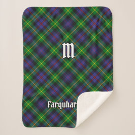 Clan Farquharson Tartan Sherpa Blanket Sherpa Deken