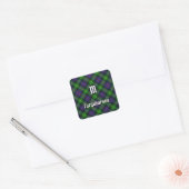 Clan Farquharson Tartan Square Sticker (Envelop)
