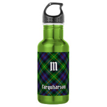 Clan Farquharson Tartan Stalen Waterfles